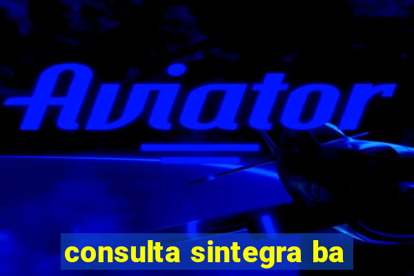 consulta sintegra ba